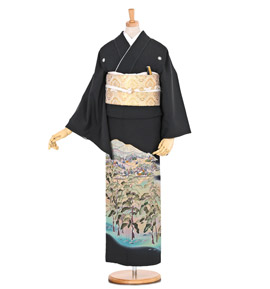 黒留袖 No.CA-0472-Lサイズ