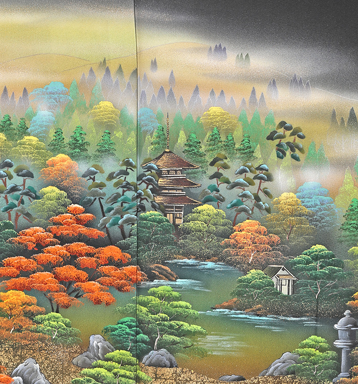 【かんざし付】醍醐寺 黒留袖 No.CA-0483-Mサイズ_06