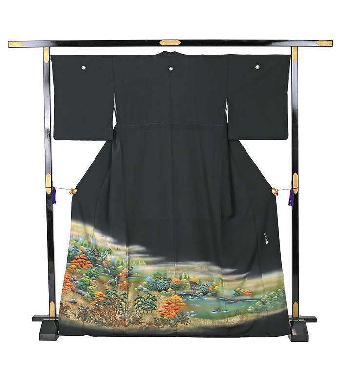 【かんざし付】醍醐寺 黒留袖 No.CA-0483-Mサイズ_04