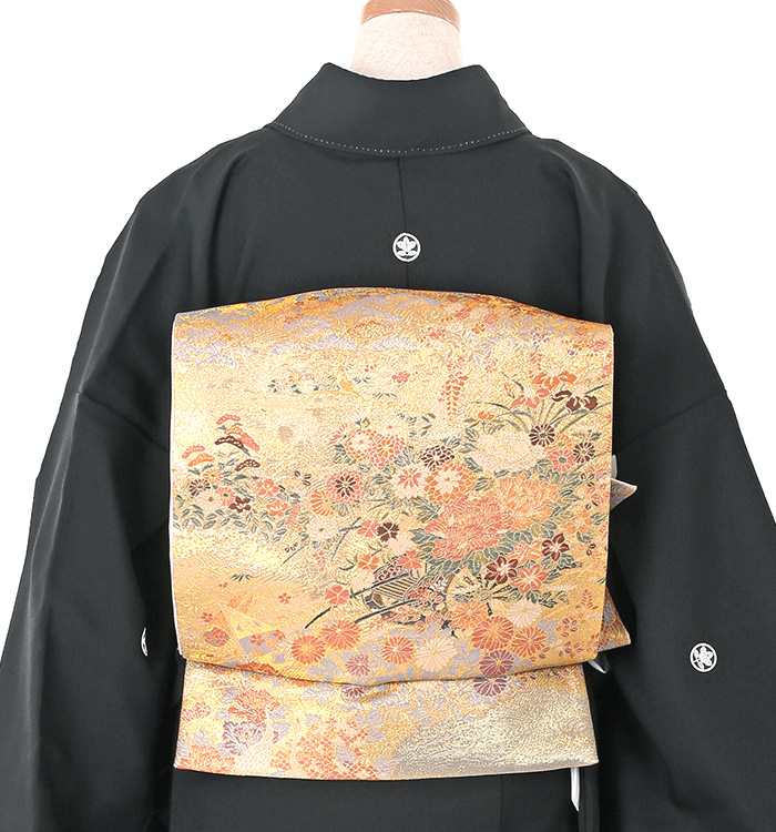 【かんざし付】縫い取り 黒留袖 No.CA-0498-Mサイズ_03