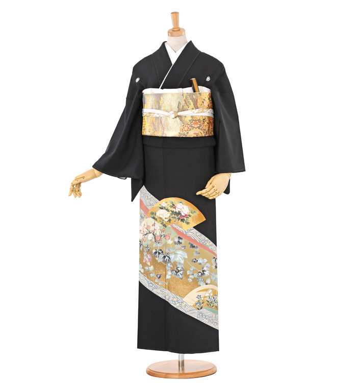 手描友禅作家 黒留袖 No.CA-0508-Sサイズ