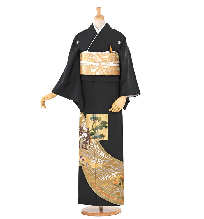 刺繍 黒留袖 No.CA-0509-Sサイズ