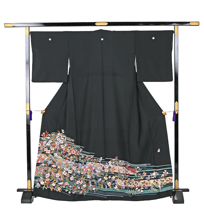 かんざし付】友禅 黒留袖 No.CA-0541-Mサイズのレンタル｜きもの365