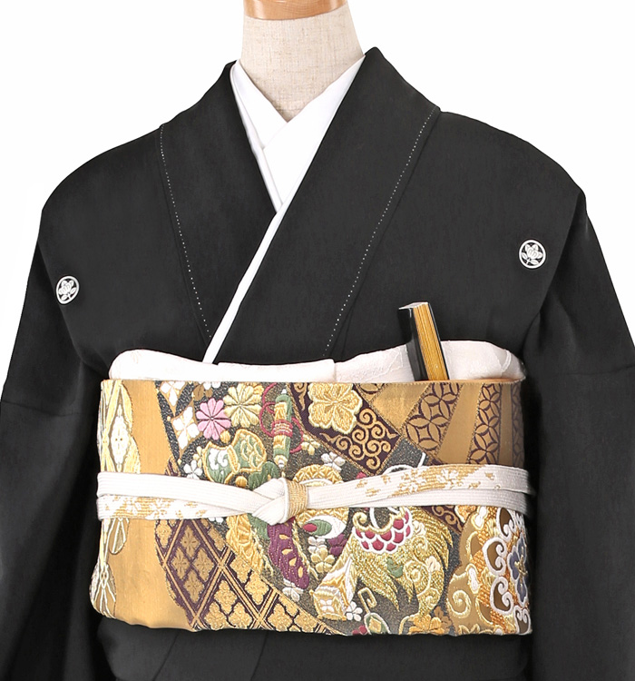 かんざし付】友禅 黒留袖 No.CA-0541-Mサイズのレンタル｜きもの365