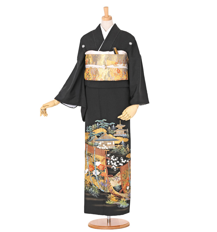かんざし付】黒留袖 No.CA-0547-Mサイズのレンタル｜きもの365