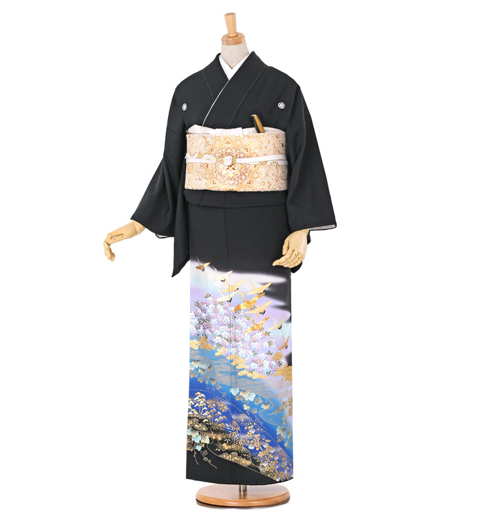 関芳 黒留袖 No.CA-0576-Sサイズ