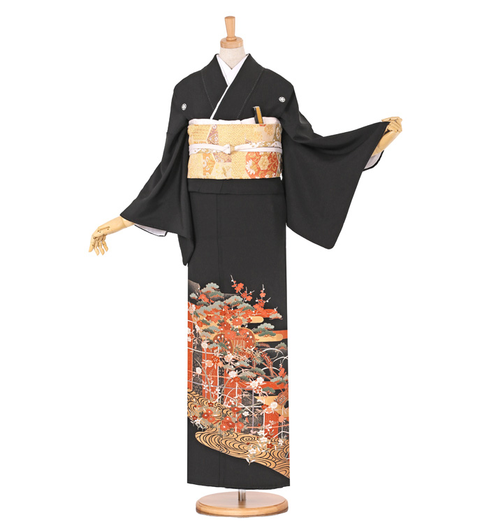 黒留袖 No.CA-0616-Mサイズのレンタル｜きもの365