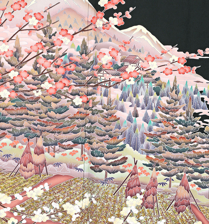 友禅 黒留袖 No.CA-0617-Mサイズ_05