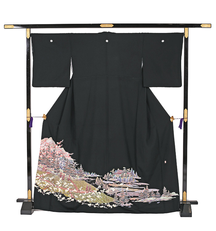 友禅 黒留袖 No.CA-0617-Mサイズ_03