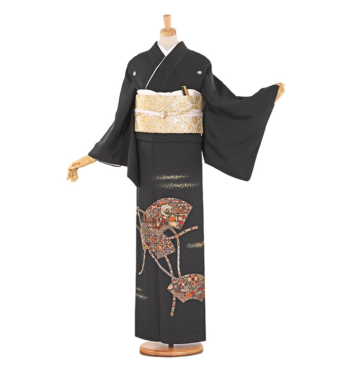 総刺繍 黒留袖 No.CA-0685-Mサイズ