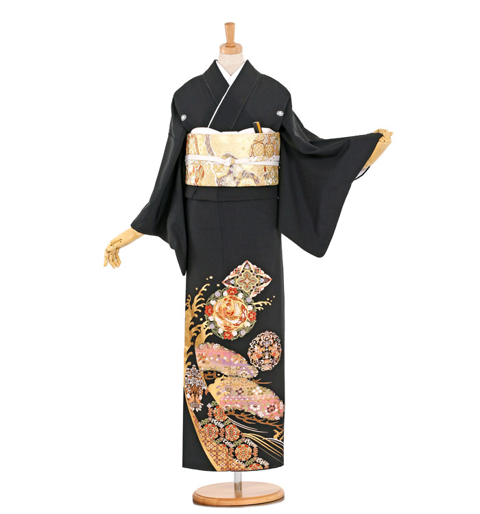 黒留袖 No.CA-0708-ワイド-SOサイズ