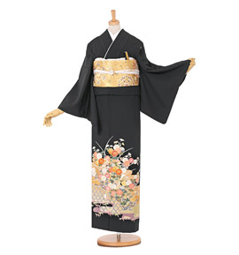 黒留袖 No.CA-0739-ワイド-MOサイズ