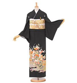 黒留袖 No.CA-0740-ワイド-SOサイズ