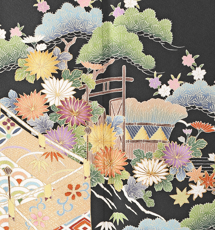 吉澤友禅 黒留袖 No.CA-0763-Sサイズ_05