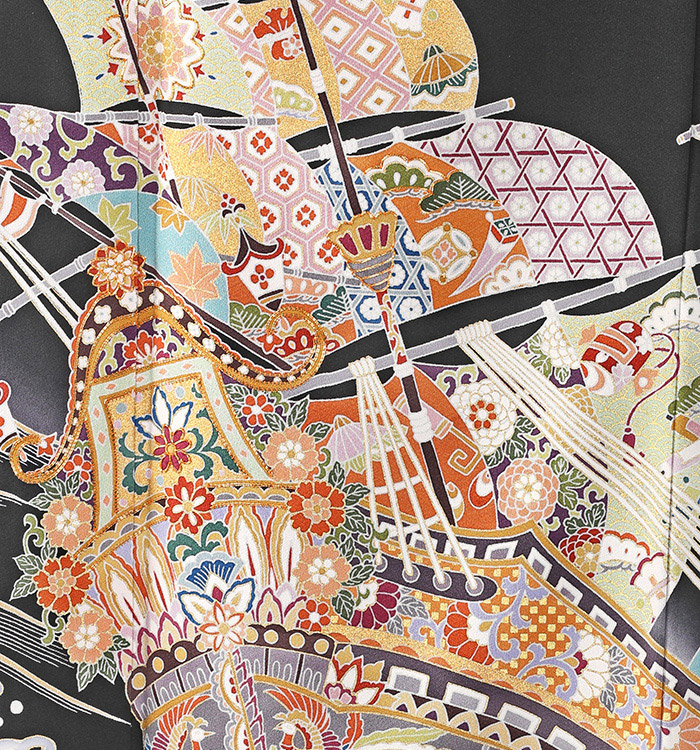 吉澤友禅 黒留袖 No.CA-0764-Mサイズのレンタル｜きもの365