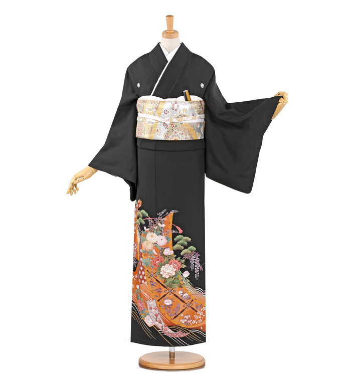 黒留袖 No.CA-0821-Mサイズのレンタル｜きもの365