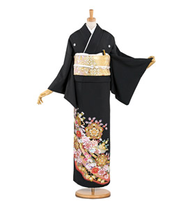 黒留袖 No.CA-0825-ワイド-MOサイズ