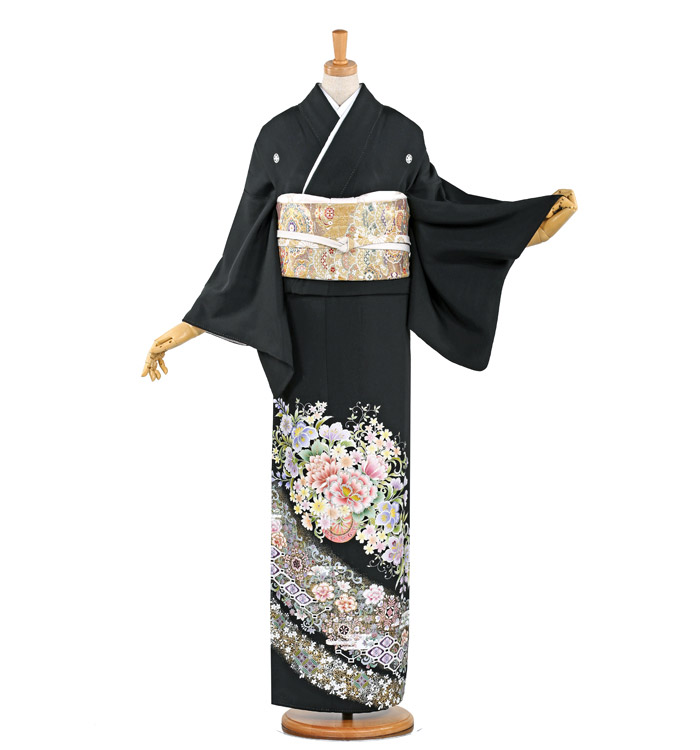 黒留袖 No.CA-0828-ワイド-MOサイズ