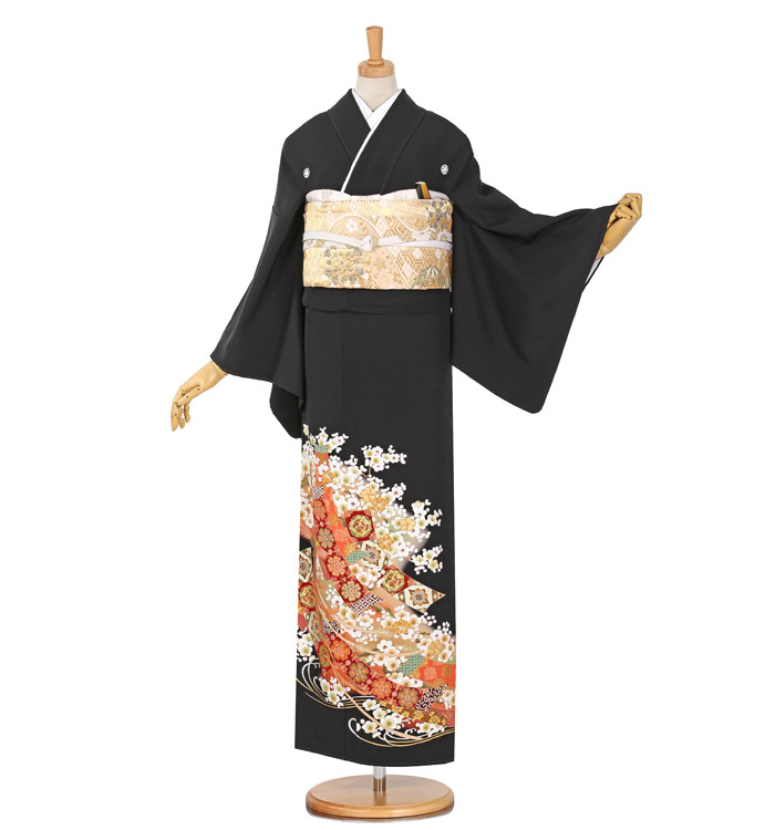 黒留袖 No.CA-0906-ワイド-MOサイズ