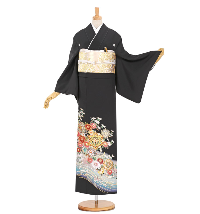 黒留袖 No.CA-0909-ワイド-LOサイズ