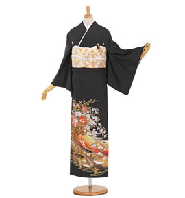 黒留袖 No.CA-0916-ワイド-MOサイズ