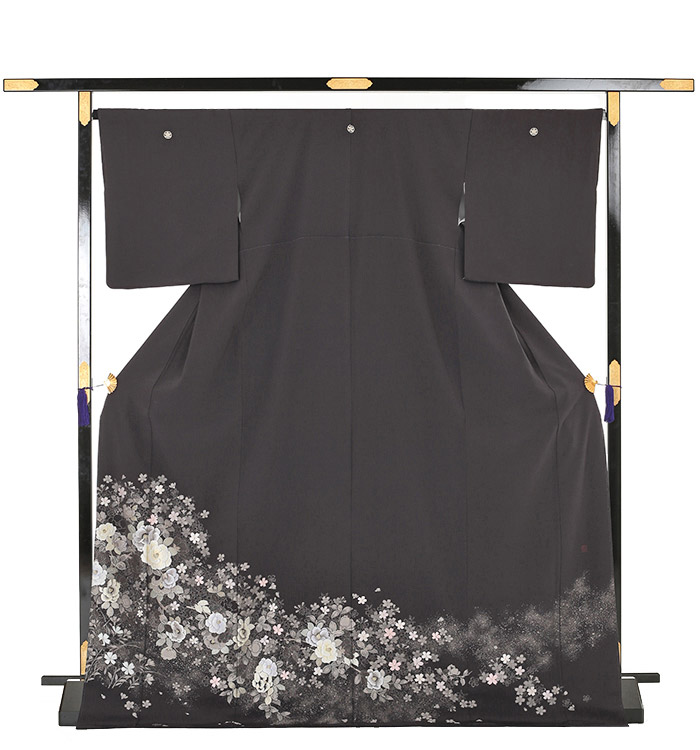 ［色留袖］新品未使用品　しつけ有り　寛斎 K-308 NO129レンタル 色留袖 - キモノ山猫｜アンティークこども着物