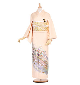 あいうえおです❣️ 【着物と帯 時流】ト25653◆正絹 色留袖◆美品 着物と帯 時流】ト25653◇正絹 色留袖◇美品 三つ紋 作家 金駒 通紋