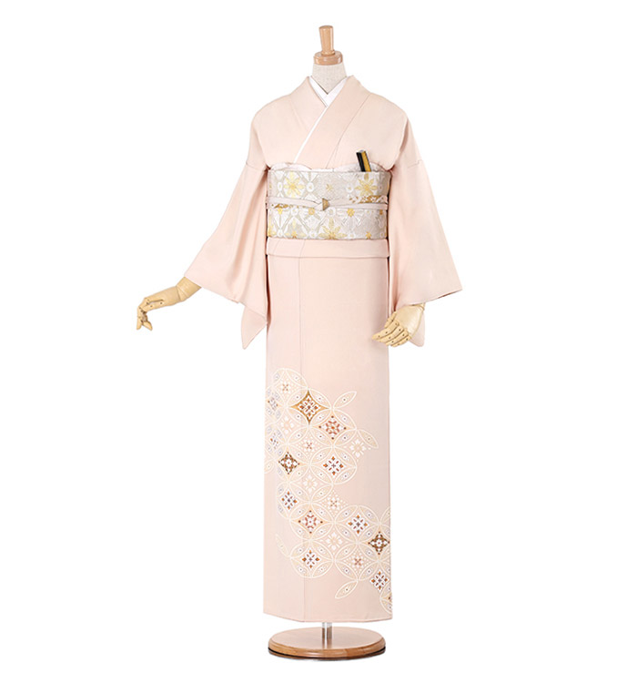 アンティーク色留袖　アールヌーボー スズラン　洋菊 アンティーク色留袖 アールヌーボー スズラン 洋菊 アンティーク色留袖