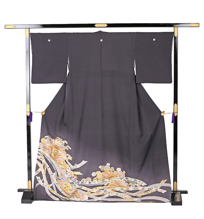 色留袖 身長153-170cm 三つ紋 it-051 - メルカリ