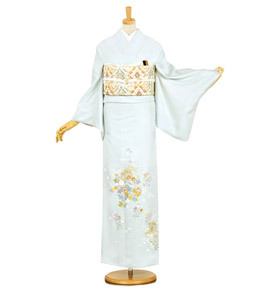 新品留袖ドレス絹　新品留袖仮縫い生地(36万)から　宝船ポケット付М〜LL結婚式 レンタル】留袖ドレス ツーピース 7号 立ち襟比翼仕立て ジャケットと