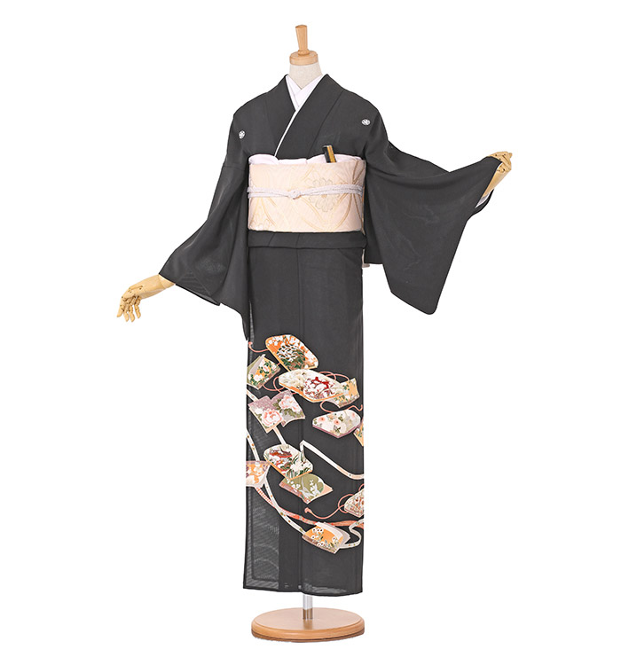 夏黒留袖 No.CB-0651-Lサイズ