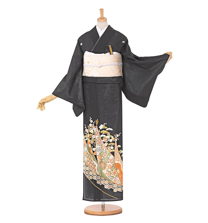 夏黒留袖 No.CB-0654-Mサイズ