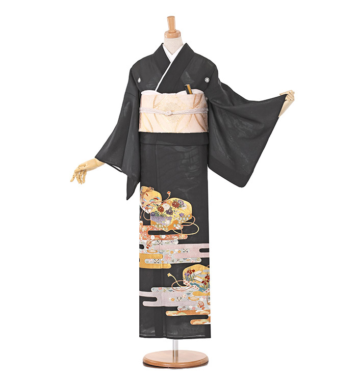 夏黒留袖 No.CB-0693-Sサイズ