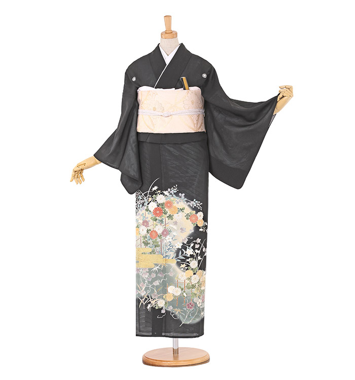 夏黒留袖 No.CB-0731-Sサイズ