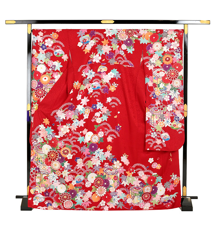 椿ページ 京舞 振袖 No.EA-0055-Lサイズのレンタル｜きもの365