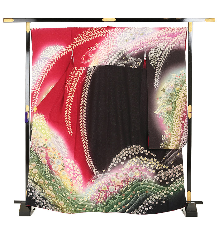 辻が花作家 振袖 No.EA-0090-Mサイズのレンタル｜きもの365