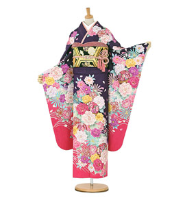 本日限定セール‼️美品　正絹振袖Lサイズ単品 20代で人気の振袖(成人式) 通販｜格安の着物販売・購入サイト