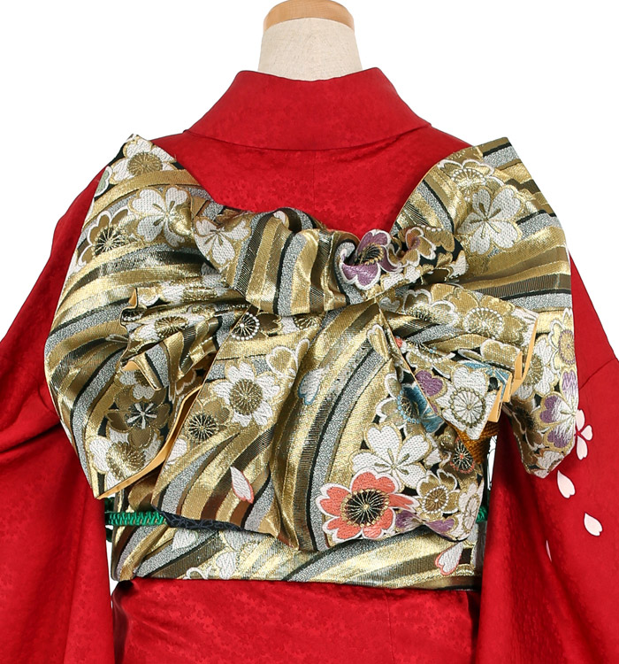 ™️ 仕付け糸付き総絞り振袖4点セット‼️ NO10長襦袢セット‼️NO1 振袖（専用襦袢付）No.EA-0954-Lサイズのレンタル｜きもの365