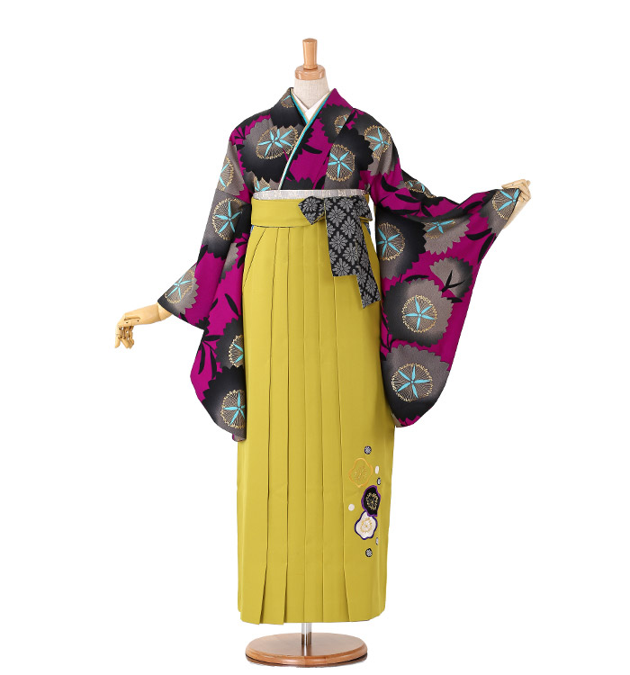 九重 卒業袴 No.FE-0124-Mサイズ