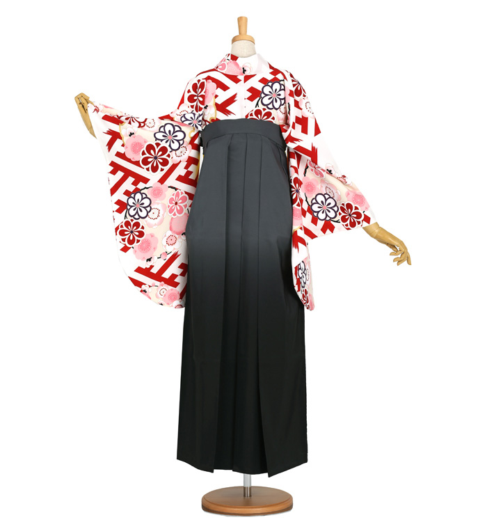 羽瑠さま専用　リピート割引　おまとめ割引 momopri 卒業袴 No.FE-0144-トール-3Lサイズのレンタル｜きもの