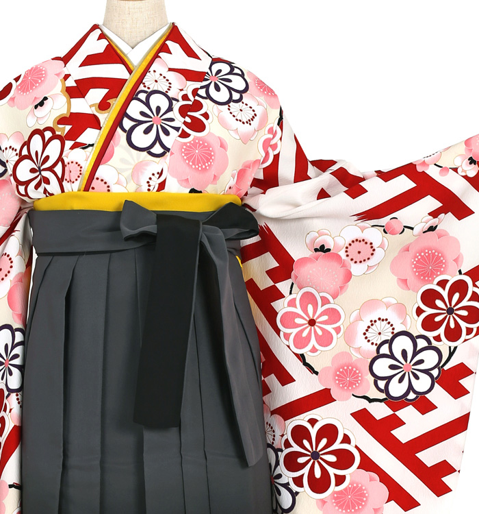 羽瑠さま専用　リピート割引　おまとめ割引 momopri 卒業袴 No.FE-0144-トール-3Lサイズのレンタル｜きもの