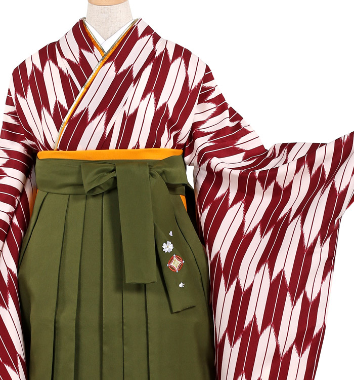 袴　レザー　Mサイズ 楽天市場】中村里砂×JAPAN STYLE 二尺袖 着物 袴 レンタル フル