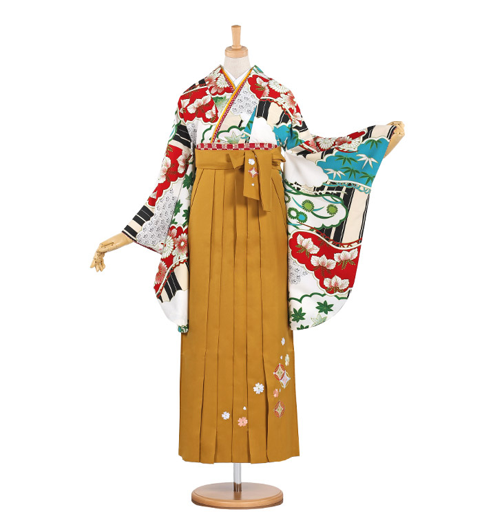 九重 卒業袴 No.FE-0499-Lサイズ