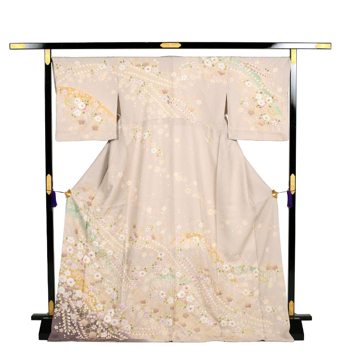 桐屋辻が花 訪問着 No.AA-1662-Lサイズのレンタル|きもの365 桐屋辻が花 訪問着 No.AA-1662-Lサイズのレンタル|きもの365