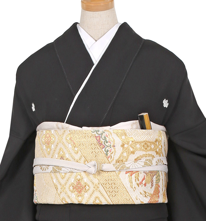 関芳 黒留袖 No.CA-0957-ワイド-MOサイズのレンタル｜きもの365