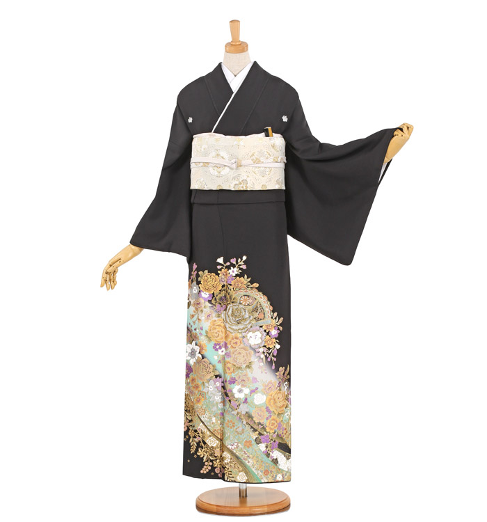 桂由美 黒留袖 No.CA-0960-Lサイズ