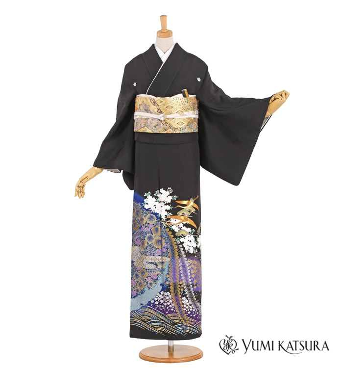 桂由美 黒留袖 No.CA-0963-Mサイズ