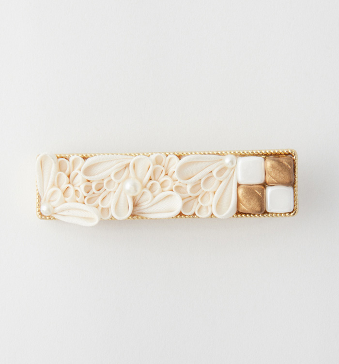 つまみ細工ヘアクリップ① No.5VD-0012-01の通販｜きもの365