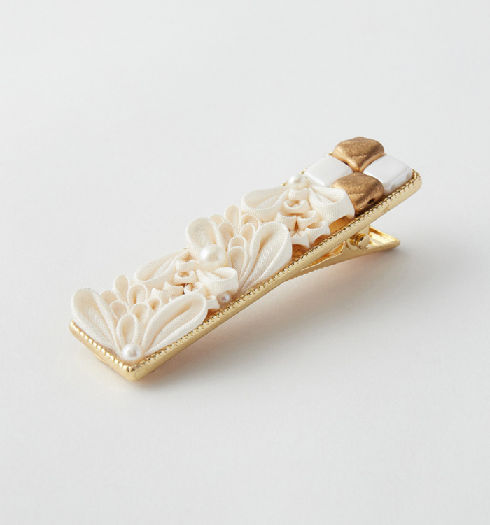 つまみ細工ヘアクリップ① No.5VD-0012-01の通販｜きもの365