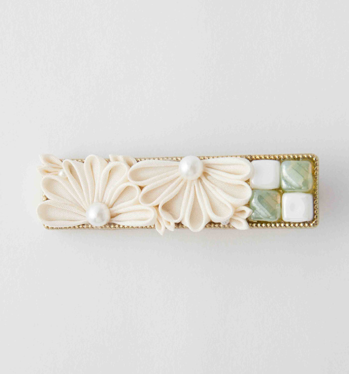 つまみ細工ヘアクリップ② No.5VD-0013-00の通販｜きもの365